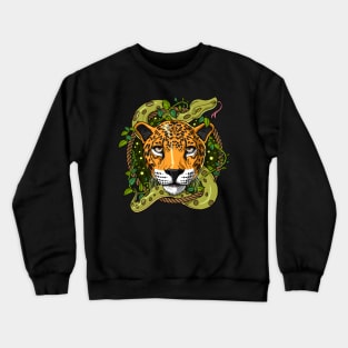 Jaguar Ayahuasca DMT Trip Crewneck Sweatshirt